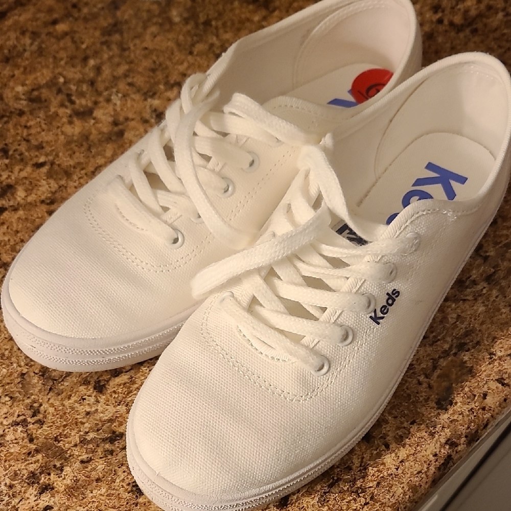 Keds White Canvas Sneakers
